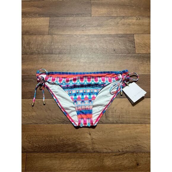La Blanca Multicolored Patterned Swimsuit Bottom Woman’s Size 12 NEW - Picture 1 of 9